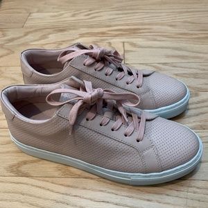 Greats Royale Perforated Sneakers in Blush, 8.5